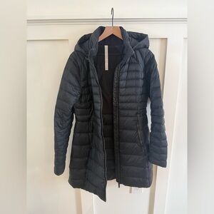 Lululemon Brave The Cold Jacket Black Size 8 • Excellent Condition